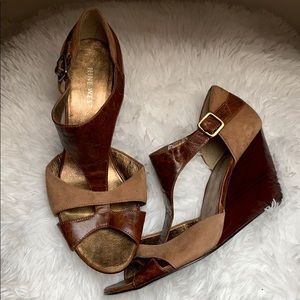 Nine wesr wedge heel